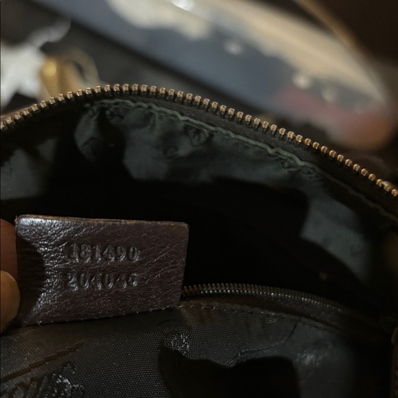 Gucci Tan and Brown Monogram Tote - Picture 8 of 8